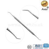 Aver Dental Amalgam Carvers  Stainless Steel-Frahm-Hollenback & Ward Carver