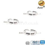 Full Denture Set of 6 With Rim Lock Impression Trays