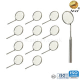 Dental Mouth Mirror, Magnifying, Pack Of 12 Mirror Heads