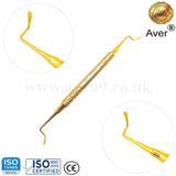 Aver Sinus Lift Set of 5 Instruments-Implant Dentistry Lab Instrument-Gold Titanium Coated