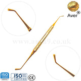 Aver Sinus Lift Set of 5 Instruments-Implant Dentistry Lab Instrument-Gold Titanium Coated
