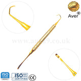 Aver Sinus Lift Set of 5 Instruments-Implant Dentistry Lab Instrument-Gold Titanium Coated