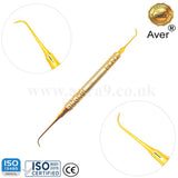 Aver Sinus Lift Set of 5 Instruments-Implant Dentistry Lab Instrument-Gold Titanium Coated
