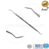 Aver Dental Amalgam Carvers  Stainless Steel-Frahm-Hollenback & Ward Carver