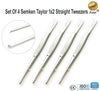 Dentistry Cotton & Dressing Pliers Tweezers Soft Tissue Surgeries Forceps.