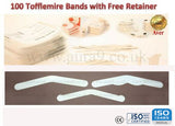 Aver Matrix Bands 100, Largest Variety, Free Retainer.